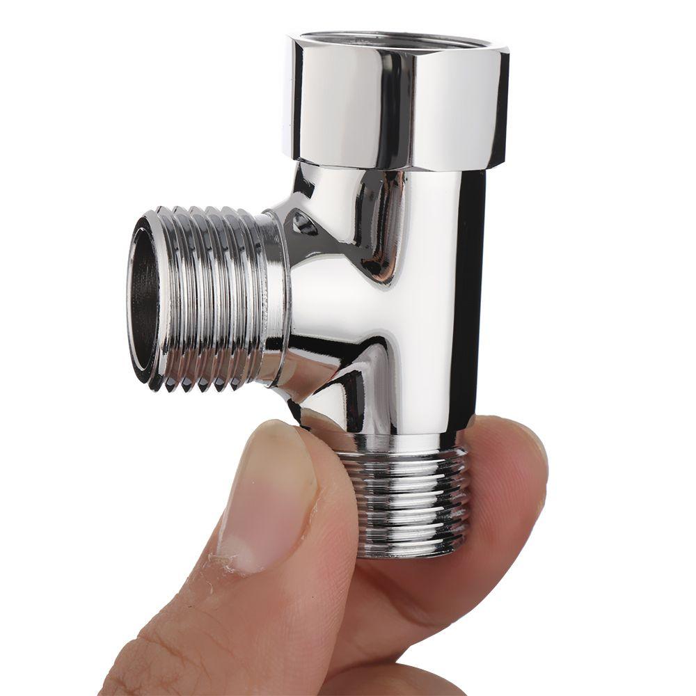 Connect Shower Head 3-way Kitchen Sink Splitter Faucet Adapter Diverter Valve Water Tap Connector