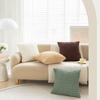 Square Pillow Case Puff Lattice Elegant Solid Color Modern Zipper Polyester Sofa Bedroom Home Decoration Pillow Cushion Cover