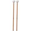 Drum Mallets Sticks 2Pcs Mallet Percussion Drum Mallet Hammer White Felt Timpani Snare Drum Musical Instrument Accessories