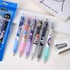 Return To School Season 0.5mm 6pcs/bag Spaceman Metal Pen Clip Press Pen Cartoon Press Neutral Pen Stationery