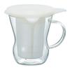 One Cup Tea Maker 200ml White Made In Japan Present Gift OTM-1NW