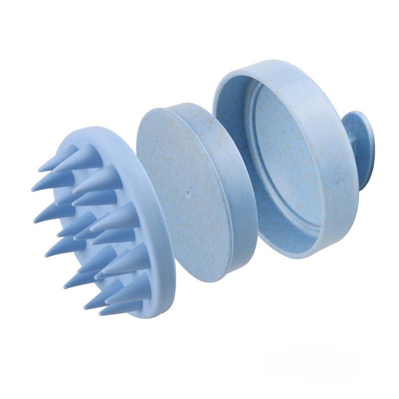 1pc Silicone Shampoo Brush Body Massage Brush Bath Shower Brush Salon Hairdressing Tool Scalp Massage Comb Hair Washing Comb