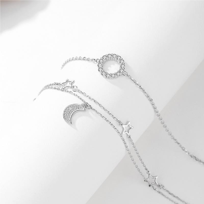 Baoyilong Fashion Simple Women's S925 Silver Round Bracelet