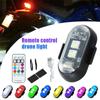 RGB Led Aircraft Strobe Lights Motorcycle Lights LED Warning Aircraft Helicopter Wireless Airplane Position Light Flash Lig C4C0