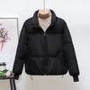 Thickened Winter Down Cotton-padded Jacket Women's Short Bread Clothes Loose Cotton-padded Jacket Stand Collar Cotton-padded Coat Coat