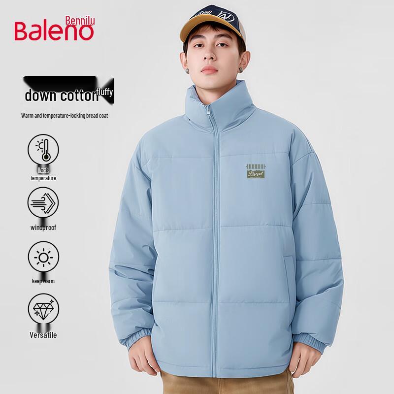 Baleno Men's Padded Stand Collar Winter Jacket
