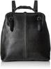 Dulles Backpack with Genuine Made In Toyooka Hyogo the Mecca of Bags [Retro] Leather, 2-Way [Kiwada], Black, City, Prefecture,