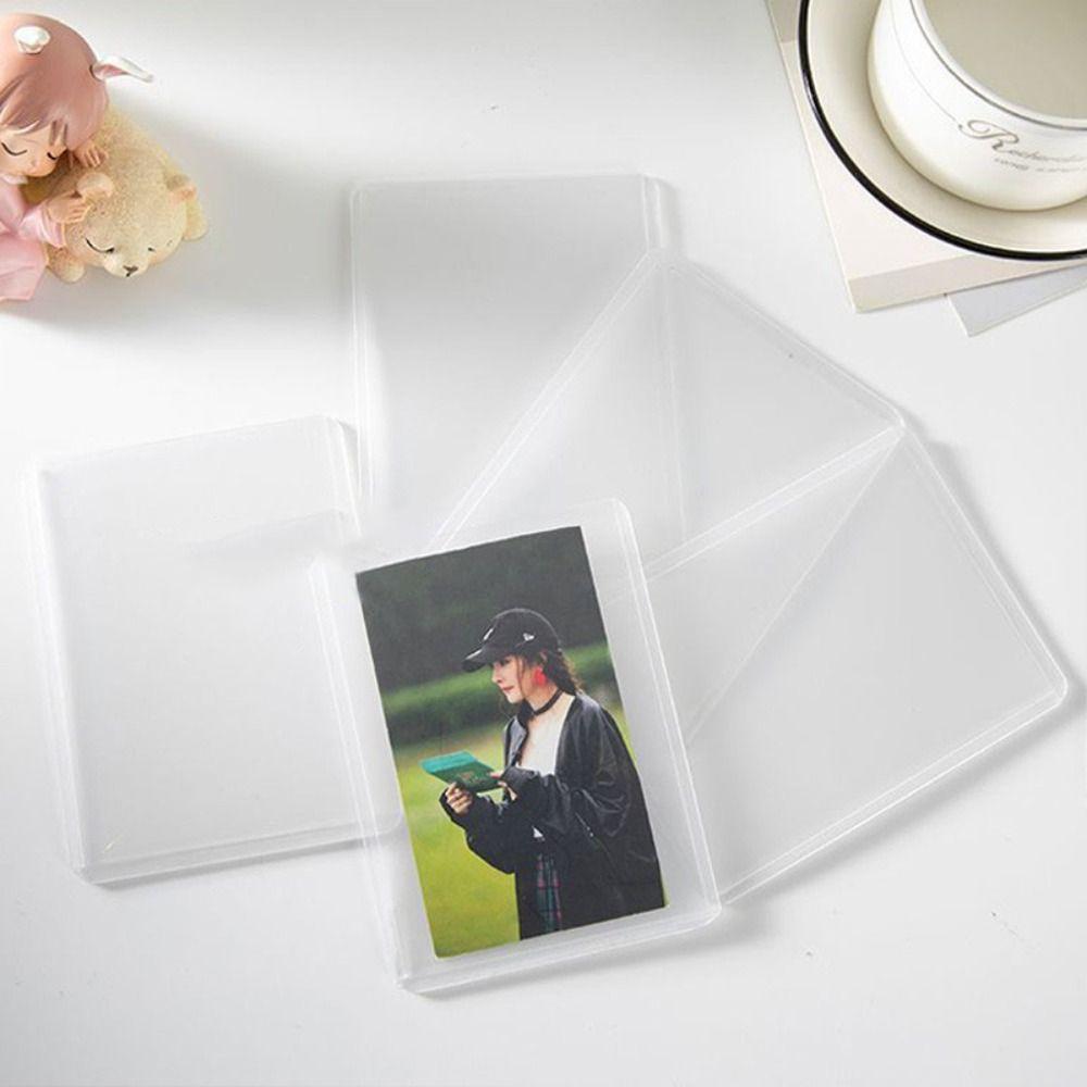 PVC Idol Photocard Sleeves Anti-Scratch Photo Protective Cover Fashion Photocard Holder
