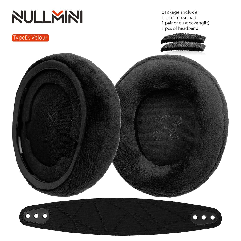 NullMini Replacement Earpads for Steelseries Arctis Nova Pro Wireless Headphones Earmuff Headband Ear Pads Cushion Cover Sleeve