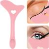 Multi-functional Eyeliner Stencil Wing Tips Silicone Eyeliner Aid Drawing Lipstick Wearing Aid Reusable Makeup Tools