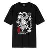 The Harajuku Dragon Funny Pattern T-Shirts Men Fashion Breathable Tshirt Loose Shirts Oversized Clothes Cotton Tops