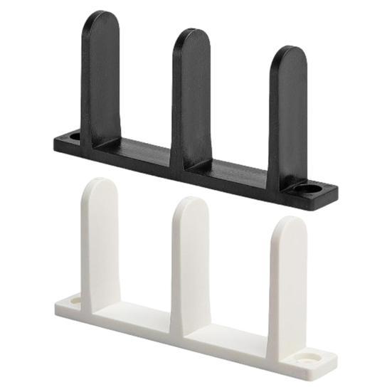 4Pcs Siding Closet Door Floor Guides Simple Installation Universal Sliding Cabinet Door Bottom Guide with Screws Set