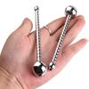 Stainless Steel Threaded Hollow Urethral Expansion Masturbator Adult Sex Toy Penis Plug Sounding Urethral