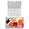 12 Well Watercolor Paint Palette Case with Dustproof Lid Portable Paint Tray for Watercolor Gouache Acrylic Oil Paint
