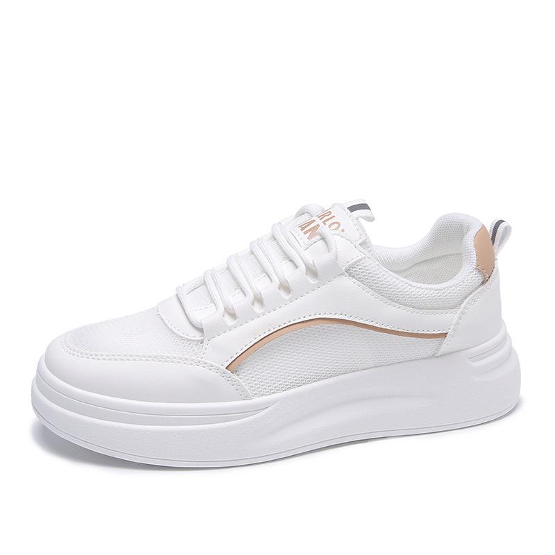 Little White Shoes Women'S New Summer Vibe Style Shoes Platform Soles Women'S Shoes Versatile Trendy Shoes Breathable Cool Mesh Board Shoes