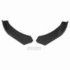 2pcs Front Bumper Lip Universal Carbon Fiber Pattern 57cm Lip Splitter Protector for Vehicles