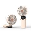 Mini Handheld USB Fan Portable Silent Small Fan with Smart LED Digital Display 6 Speed Foldable Rechargeable Fan