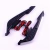 2Pcs Motorcycle Aerodynamic Spoilers with Light 17.2cm/6.77inch X 4.3cm/1.69inch
