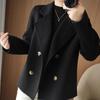 Short Woolen Coat Women's Autumn and Winter Fashion Casual Small Loose Outer Suit Collar