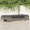 VidaXL Garden Lounge Set with Cushions 7 Pcs, Patio Furniture Set, Outdoor Furniture, Patio Sofa, Modern, 3187302