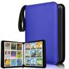 Card File Trading Card File 9 Pockets Holds 720 Cards Waterproof and Card Binder with PVC Cover Portable Zipper Card Sheet for Storing Other Game