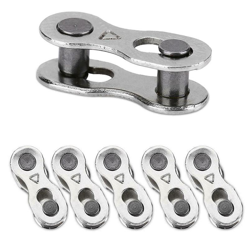 2Pcs Portable Bicycle Chain Master Link Joint Connector 6/8/10 Speed Quick Clip