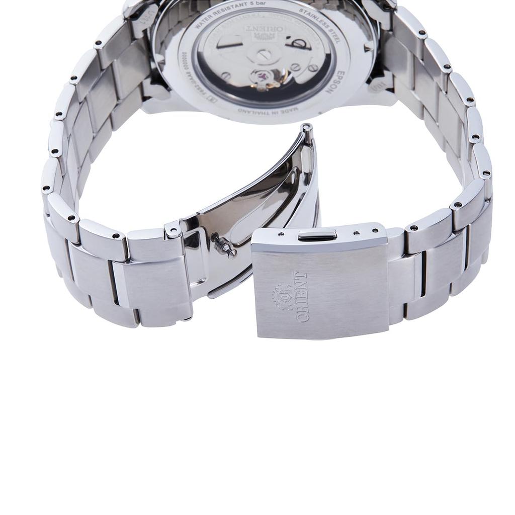 ORIENT Automatic Watch Contemporary Mechanical Automatic Domestic Manufacturer Warranty Open Heart Navy [ORIENT] Semi-skeleton RN-AR0002L Men's