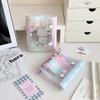 Cartoon Transparent Binder PVC Photo Storage Book Gift Yearly Daily Weekly Notepad