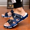 Order A Size Up Fashion High Quality Home Men Sandals Casual Durable Men Shoes Anti Skid Peep Toe Men Slippers Summer Shoes Sandalias Plus Size