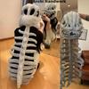 Funny Dinosaur Skeleton Plush Toys Soft Dinosaur Skeleton Costume Set Cosplay Costume