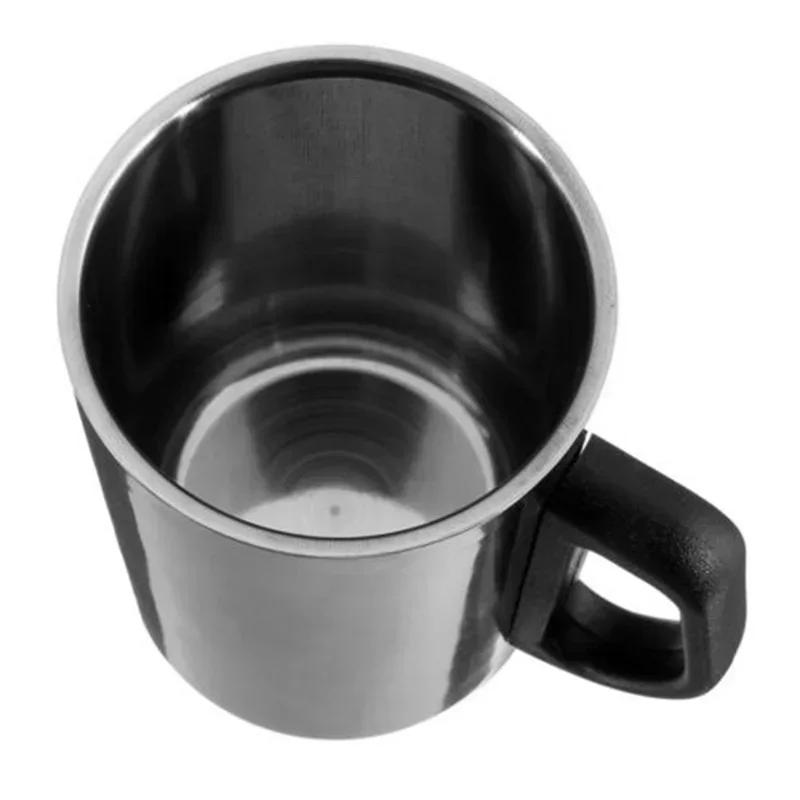 350/500ml Double Wall Anti Scalding Coffee Mug Insulated Portable Stainless Drink Cup Drinking Steel Polishing Beer Tea Juice