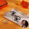 Gold Color Halloween Earrings Halloween Jewelry Hoop Dangle Earrings New Spider Earrings