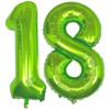 Number Balloon - Party Decoration - Green - 40" - Aluminum Foil - Birthday