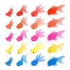 20Pcs Goldfish Pet Fish for Cat Toy Fish Swimming In Water Cats Drink More Mini Goldfishi Toy Novelty Waterproof Toy