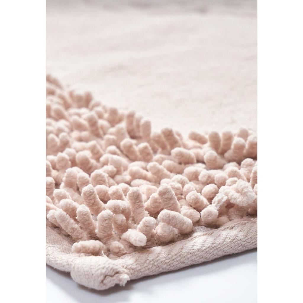 Tiffany 2-Piece Cotton Toilet Mat Set, Powder Bath Mat Set