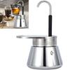 Single/Double Tube 304 Stainless Steel Coffee Pot Espresso Mini Hand Pour Coffee Appliance Pot Espresso Maker Gift for Man Women