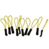 10pcs Zipper Pulls Replacement Zip Cord Puller Slider Jacket Backpacks Black