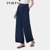 PORTS Women's Wide-Leg Trousers ST8P001QWA005