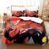 Anime Helluva Blitzo Boss Bedding Set Duvet Cover Bed Set Quilt Cover Pillowcase Comforter King Queen Size Boys Adult