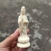 Chinese Buddhist Guanyin Statuette  Natural Material Hand-carved Art Crafts Home Decoration Feng Shui Guanyin Bodhisattva