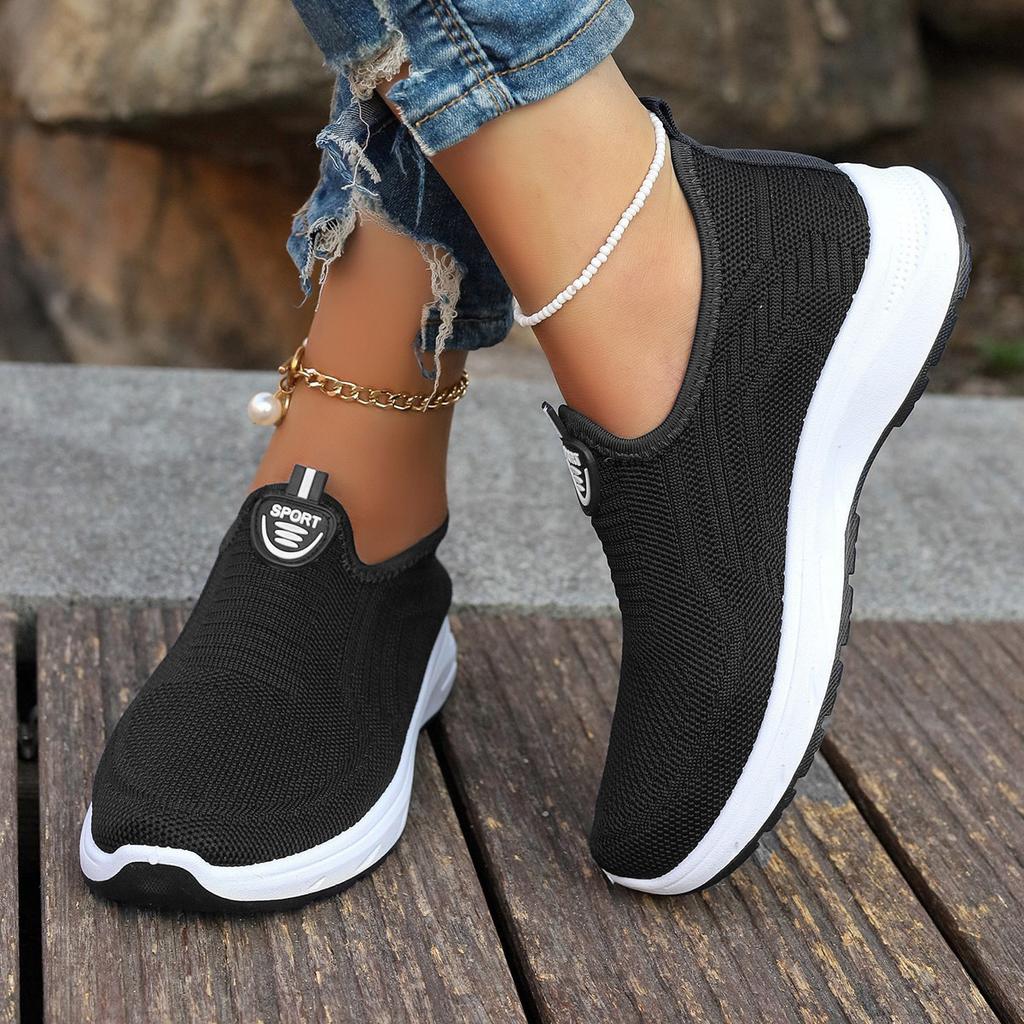 New Temu Women's Shoes for Women's Comfortable Flying Mom Shoes for One Foot Comfortable Women's Singles Shoes