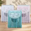 1PC Dust Cover Transparent Protection Towel Breathable Polyester Lace Tulle Washing Machine Cover Universal
