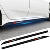 2pcs/set Car Side Skirt Sill Carbon Fibre Body Protection 3D Sticker For Santa Fe Sonata Solaris Azera Creta I30 Ix25 IX35 Tucson