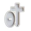 Flexible Silicone Cross Ornament Moulds Religious Crafting Mold Jewelry Making Molds Gift for Hand-Making Enthusiasts