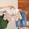 Kids Casual Long-Sleeve Set, Comfortable Daily Wear Outfits