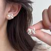 2025 Modern Minimalist Japanese & Korean Bow Earrings for Women - Versatile, Stylish Commuter Jewelry
