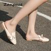 Fashion 2024 Summer Flat with Slippers Women Outside Indoor Ladies Slide Sandals Fashion Comfortable Butterfly Platform Women Shoes