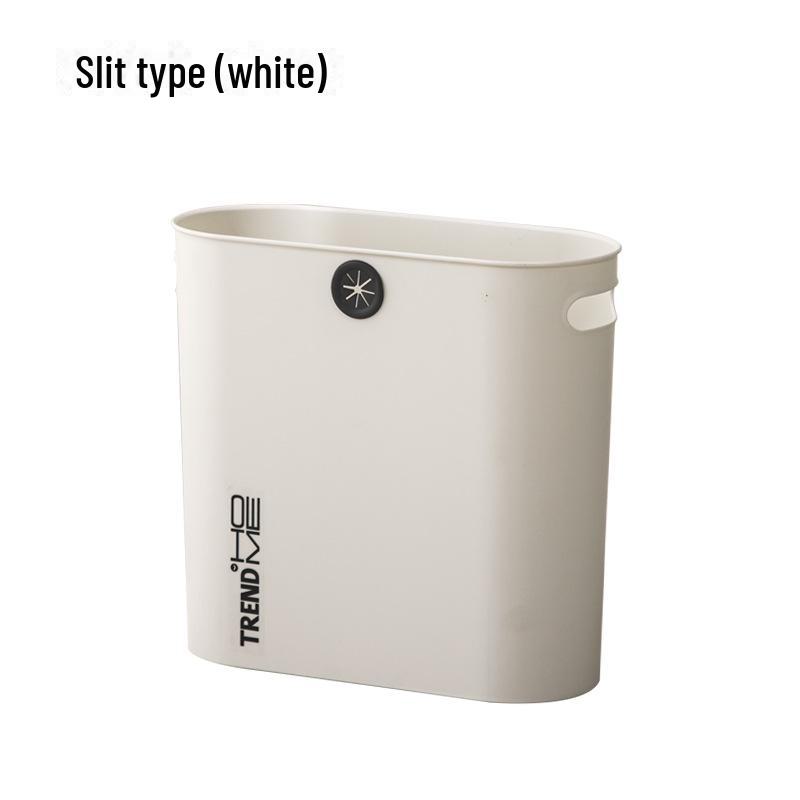 Narrow, Large, Open-Top Waste Basket for Household Use - Suitable for Living Room, Kitchen, and Bathroom