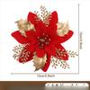 Christmas Simulation Gold Powder Flower Christmas Tree Pendant Diy Garland Gold and Silver Fake Flower Decoration Accessories