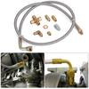 36'' 1/8 NPT 4AN T3 T4 T3/T4 T04E T70 T66 T67 Gt35 Gt45 Turbo Oil Feed Line Oil Return Line Oil Drain Line Kit